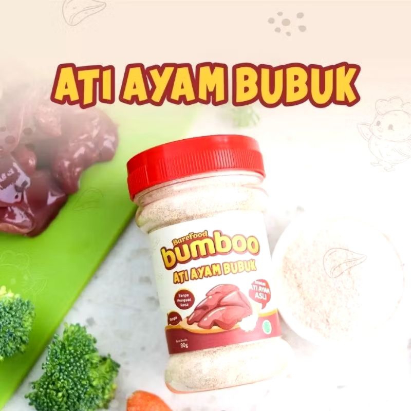 

Bumboo Ati Ayam / Keju Bubuk / Teri Bubuk Kaldu MPASI bayi Tanpa MSG dan Pengawet
