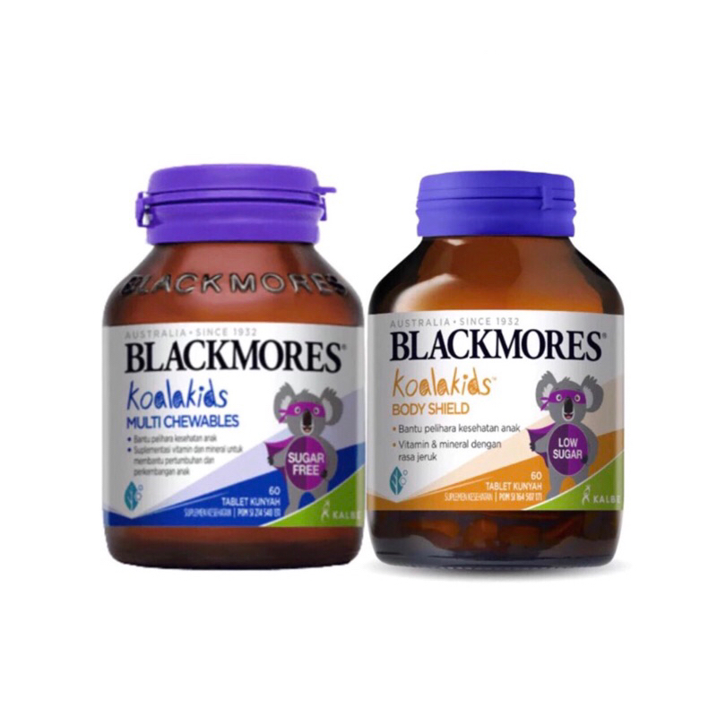 Blackmores Kids Body Shield isi 60 , Blackmores kids multi chewable