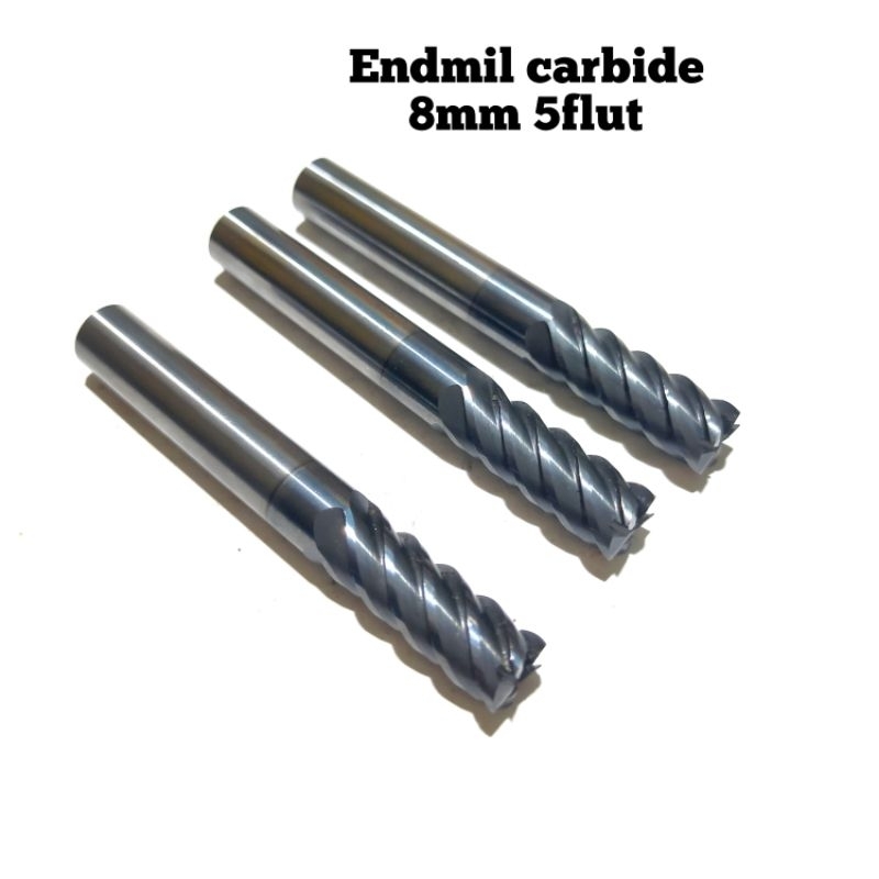 End mild carbide enmil 8mm 5 flut matabor frais  BUKAN hss nachi