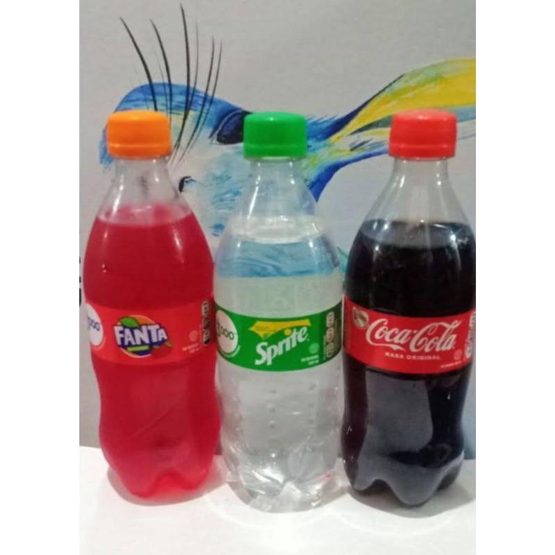 

Cocacola, Fanta, Sprite botol mini 250 ml eceran