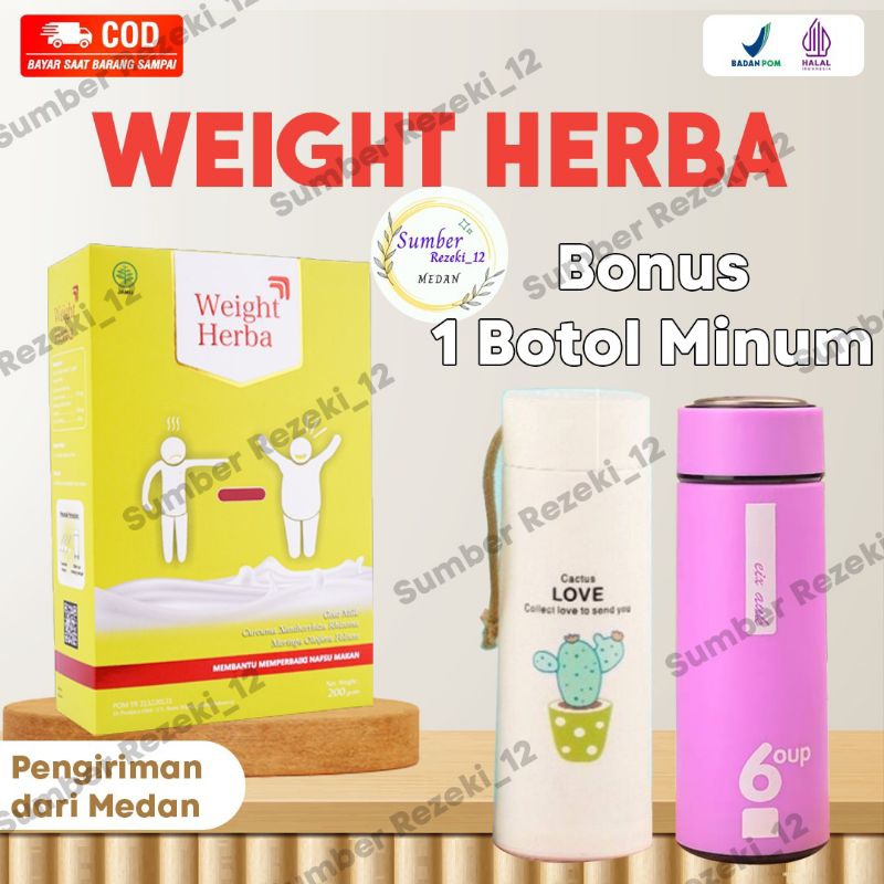 

WEIGHT HERBA SUSU HERBAL MEMBANTU MENINGKATKAN NAFSU MAKAN DAN MENAMBAH BERAT BADAN GEMUK BERISI SEHAT