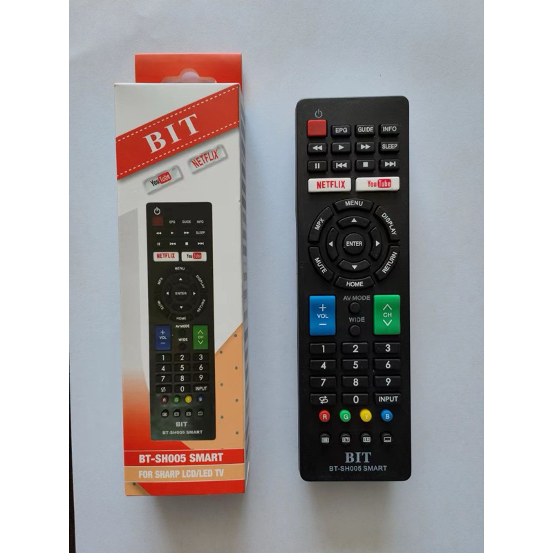 Remote TV LED Smart Sharp / Remote android netflix sharp