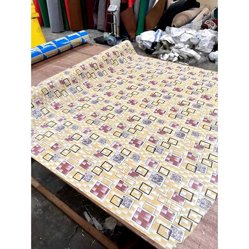 Karpet Vinyl Karpet Lantai Meja ROLL 15 Meter