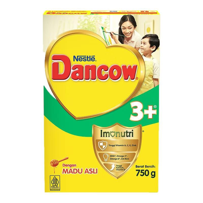 

Nestle Dancow 3+ Susu Pertumbuhan Rasa Madu | Vanila | Cokelat 3-5 tahun Box 750g