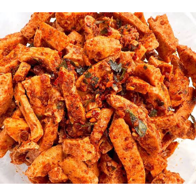 

snack basreng pedas daun jeruk