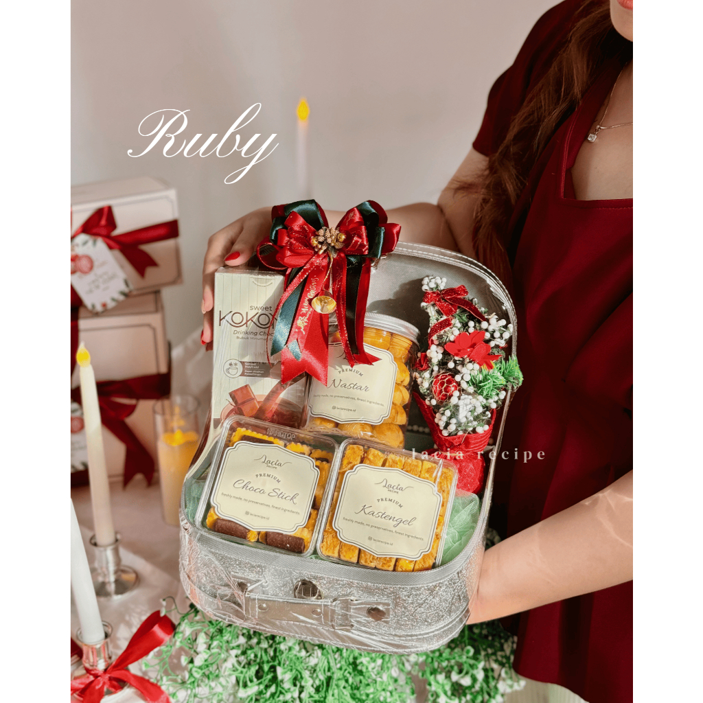 

[READY STOCK] Hampers Parcel Natal Kue Kering LACIA RECIPE