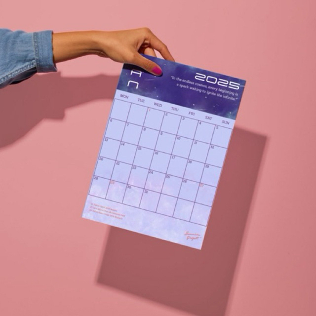 

Cosmic Calendar 2025 | Kalender Cosmos | Tema Galaxy | Kalender A5 A4