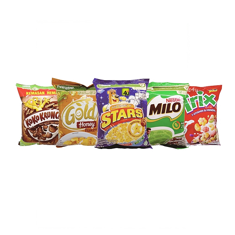 

Nestle Sereal - Kemasan BANTAL - MILO / HONEY STARS / KOKO KRUNCH