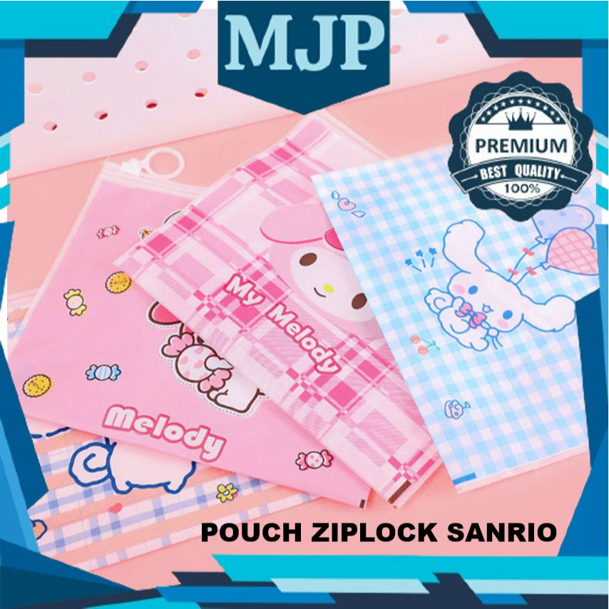 

Zipper Stationary Bag Multifungsi Motif Sanrio Melody Monroll / Tempat Pensil Sanrio / Pouch Zipper Sanrio BY MJP Mart