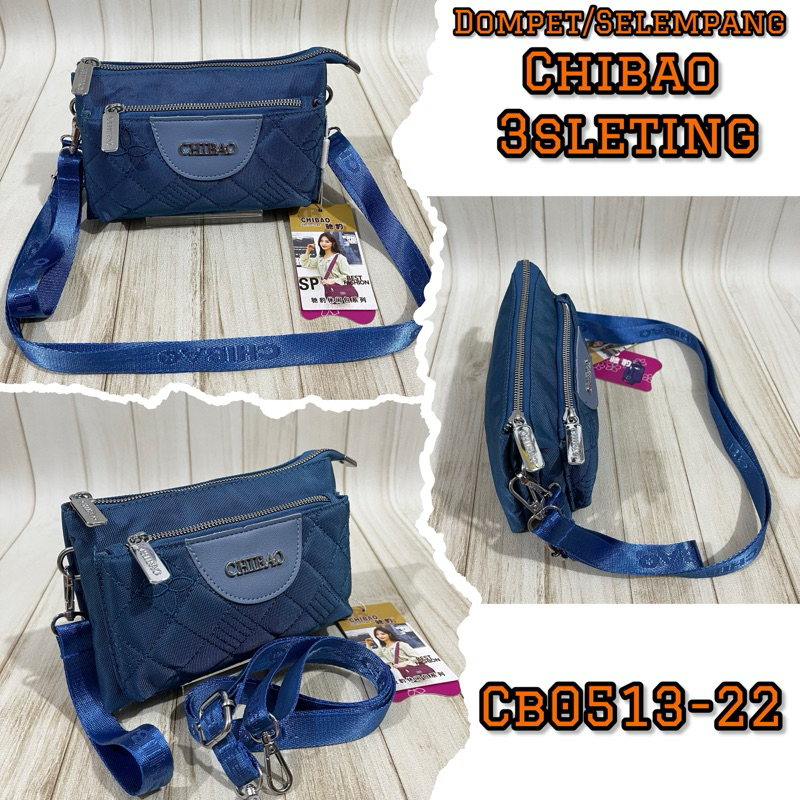 POUCH/TAS SELEMPANG ORI CHIBAO KANVAS ((2tali))