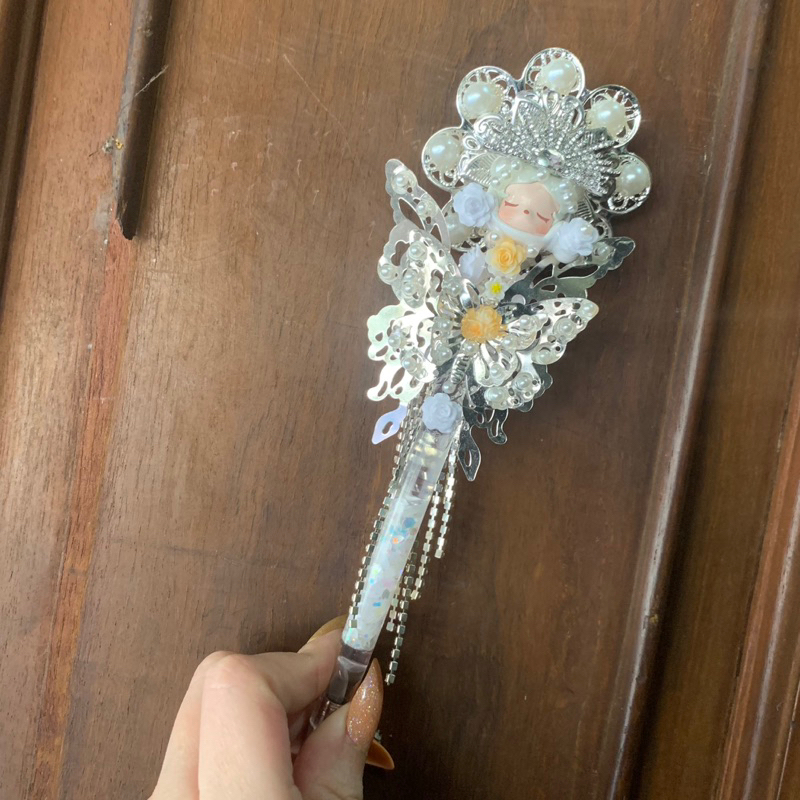 

pen diy skullpanda fancy putih very rare