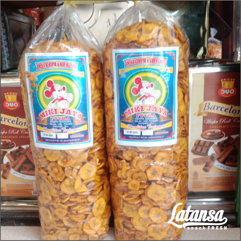 

Keripik Pisang Manis 1kg Keripik Pisang Aroma Nangka Kiloan