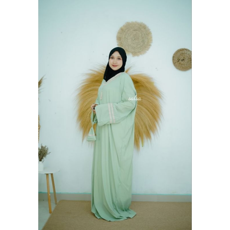 SARAH SIZE L DEWASA - mukena abaya traveling mini pouch by Jihan salsa