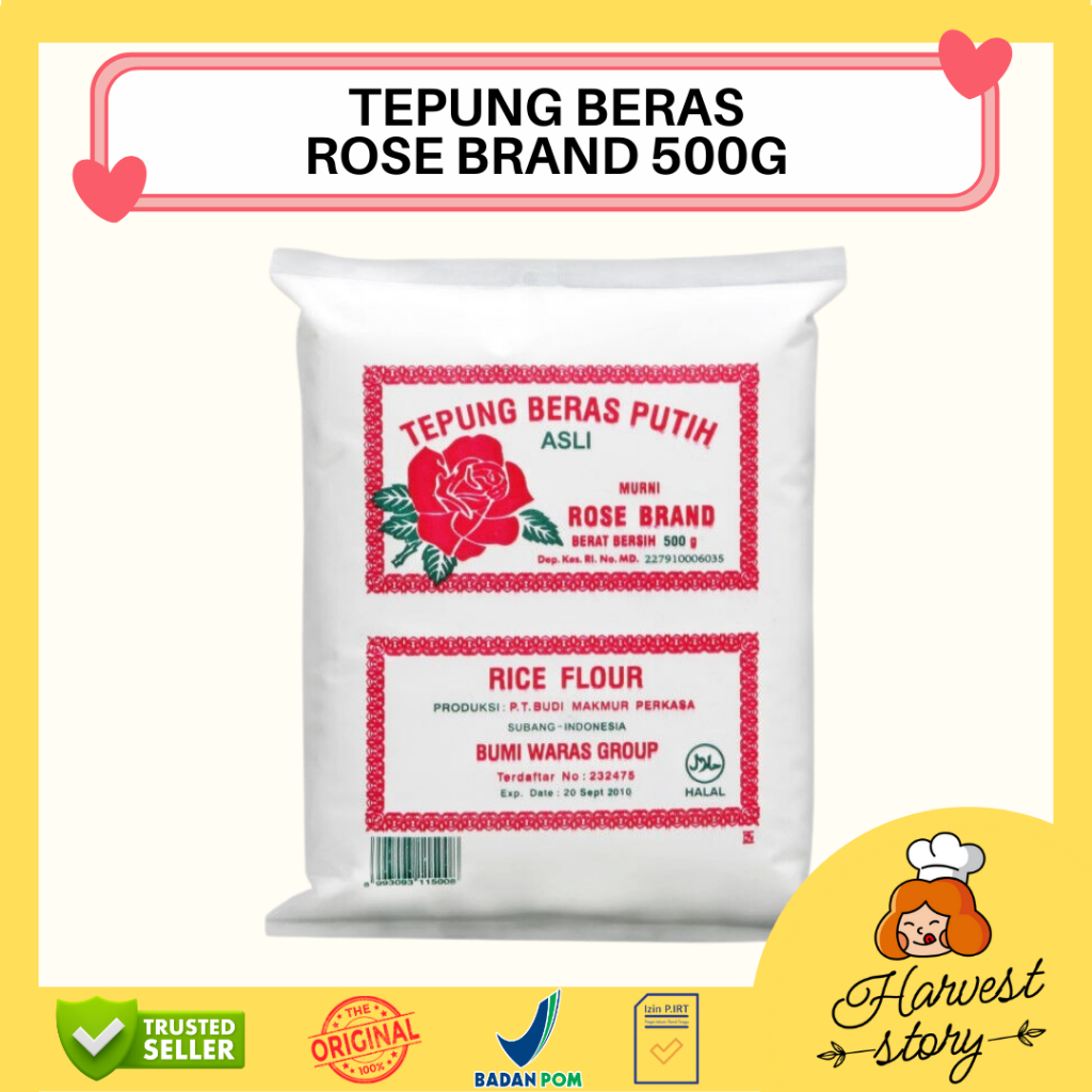 

ROSE BRAND TEPUNG BERAS PUTIH 500GR