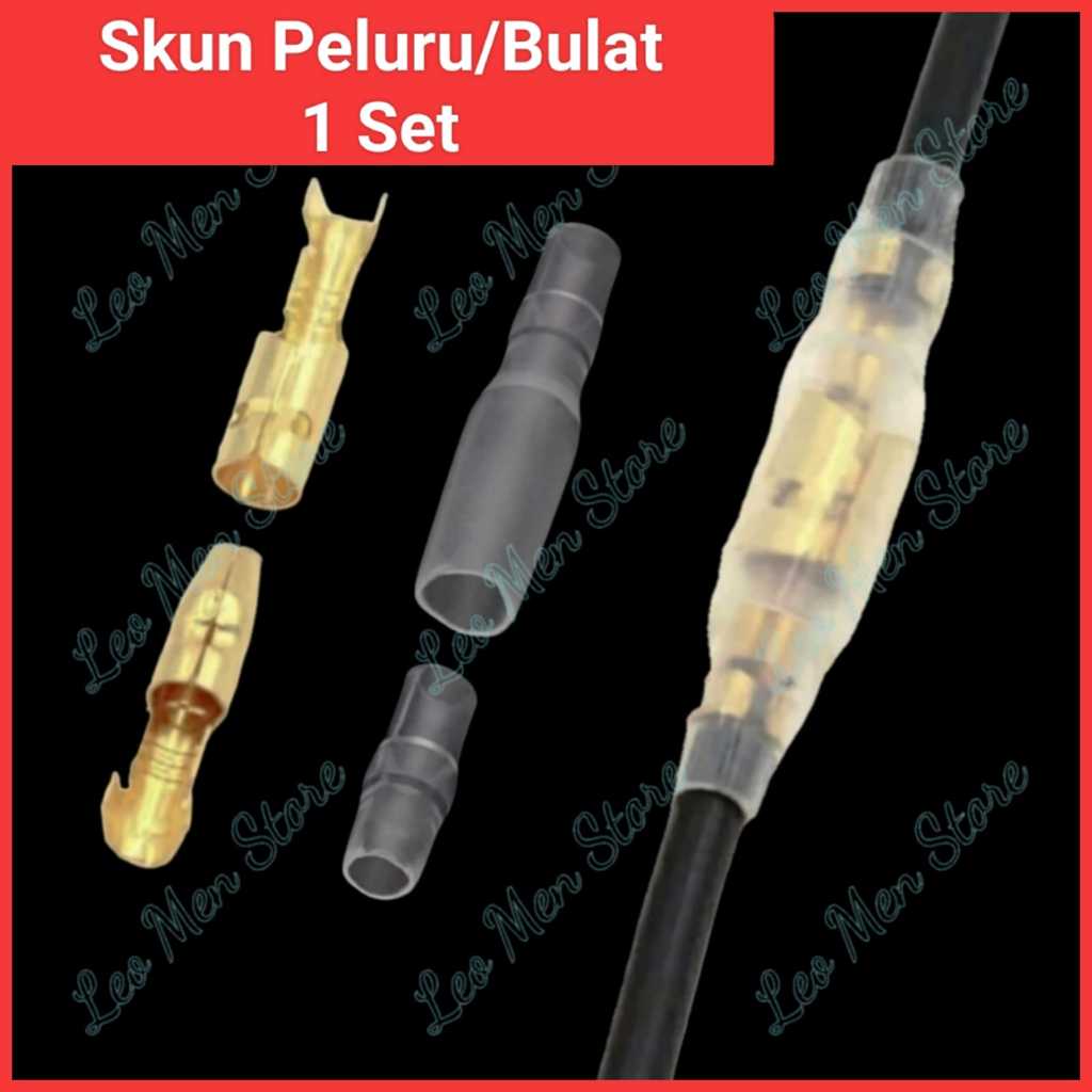 Skun Peluru~Skun Bulat~Skun Kabel~Kuningan