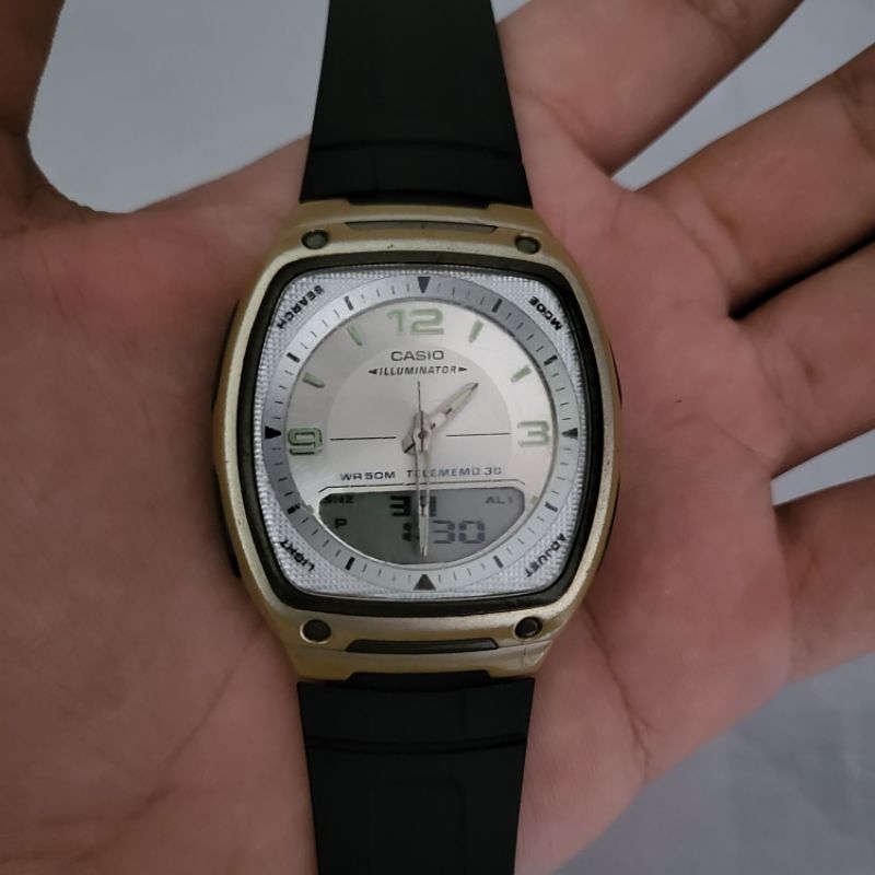 jam tangan Casio Illuminator Telememo 30