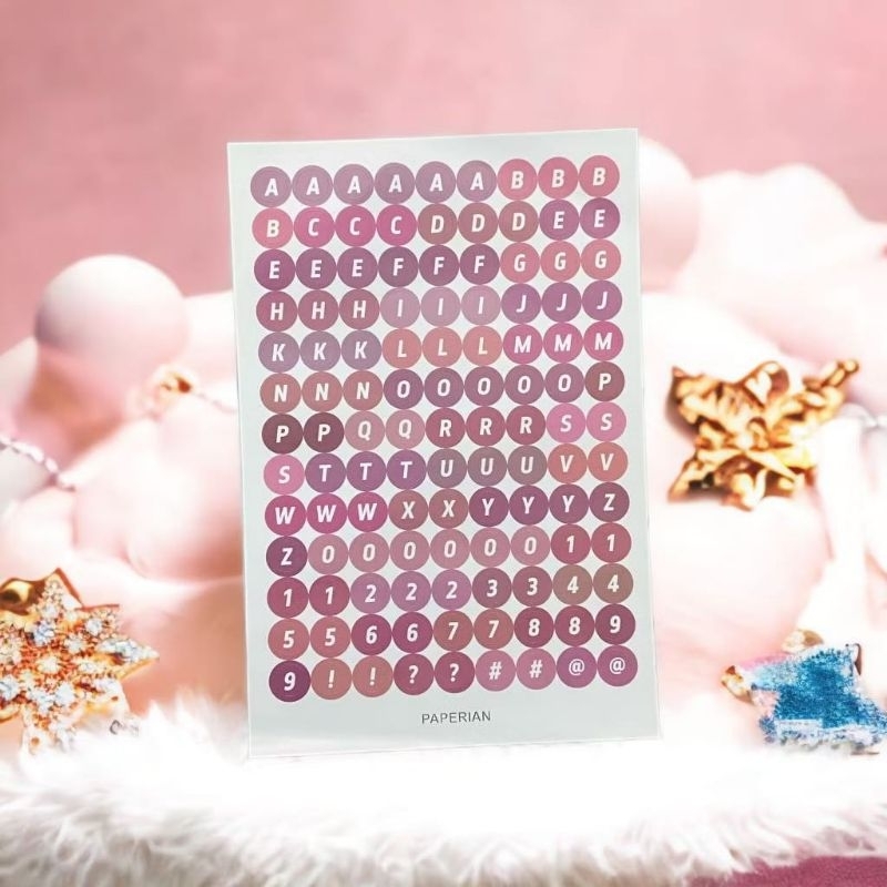 

Stiker Dekorasi Alphabet EE27