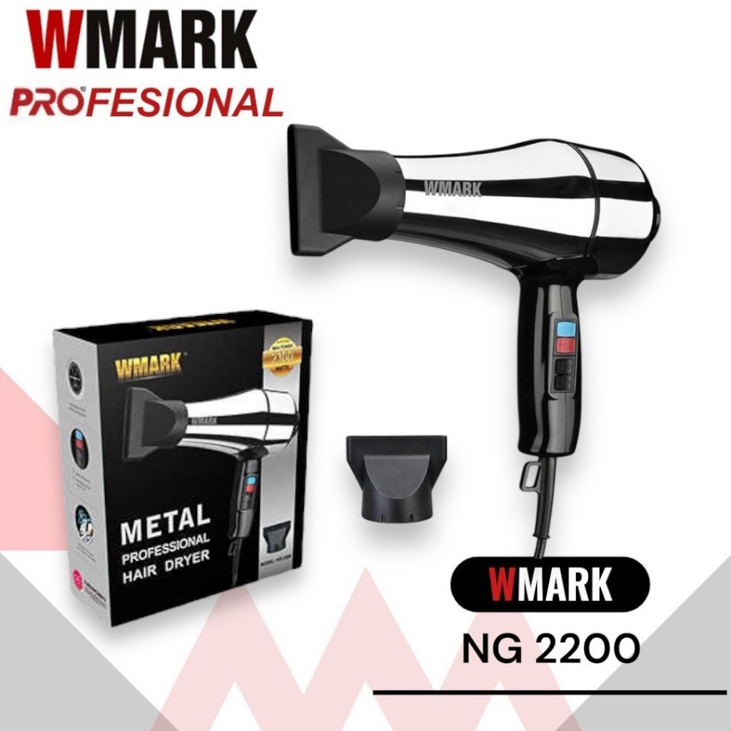 WMARK Metal Professional Hair Dryer NG 2200 Wmark Ng 2200