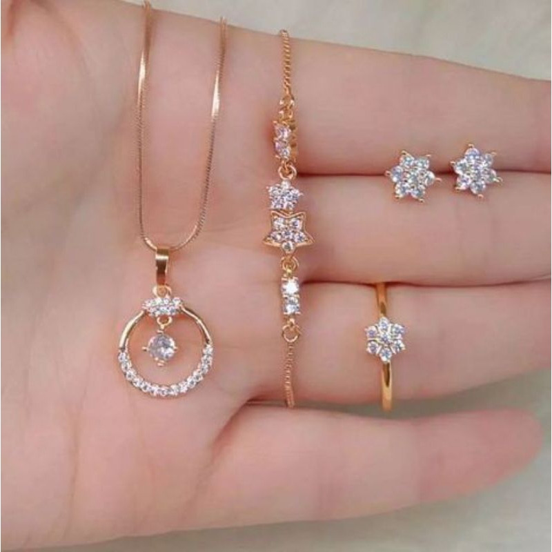 1 set perhiasan emas