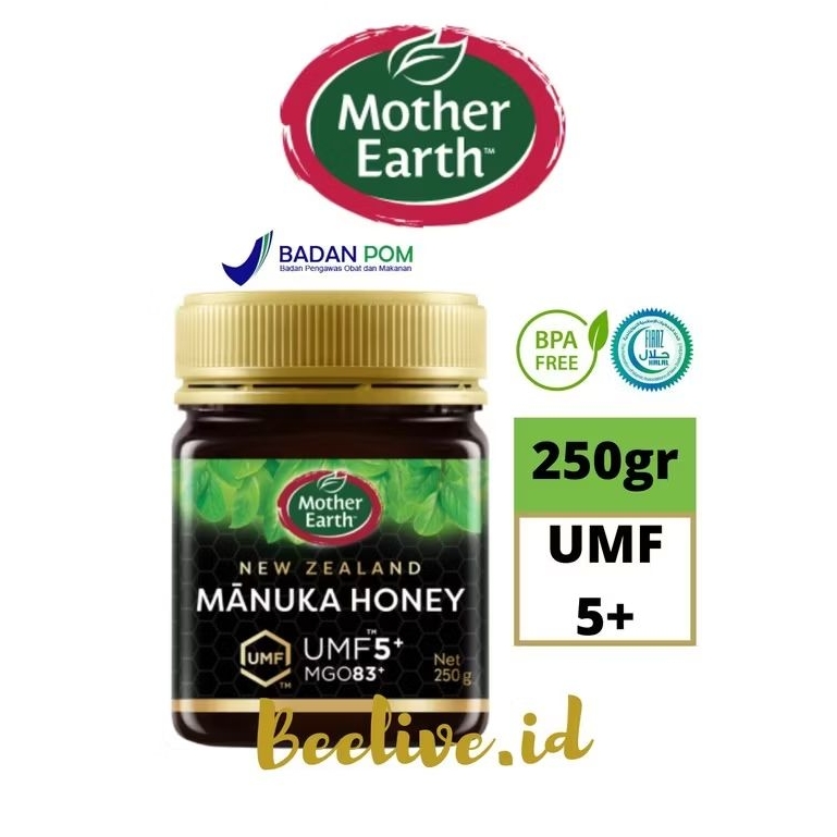 

Madu Mother Earth Manuka Honey UMF 5+ MGO 83+ 250 gr