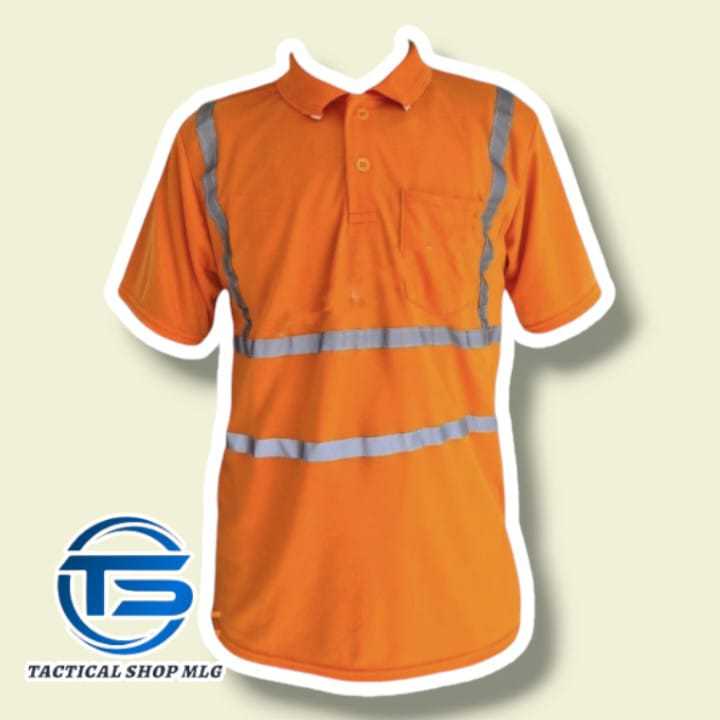 KAOS POLO SAFETY LENGAN PENDEK
