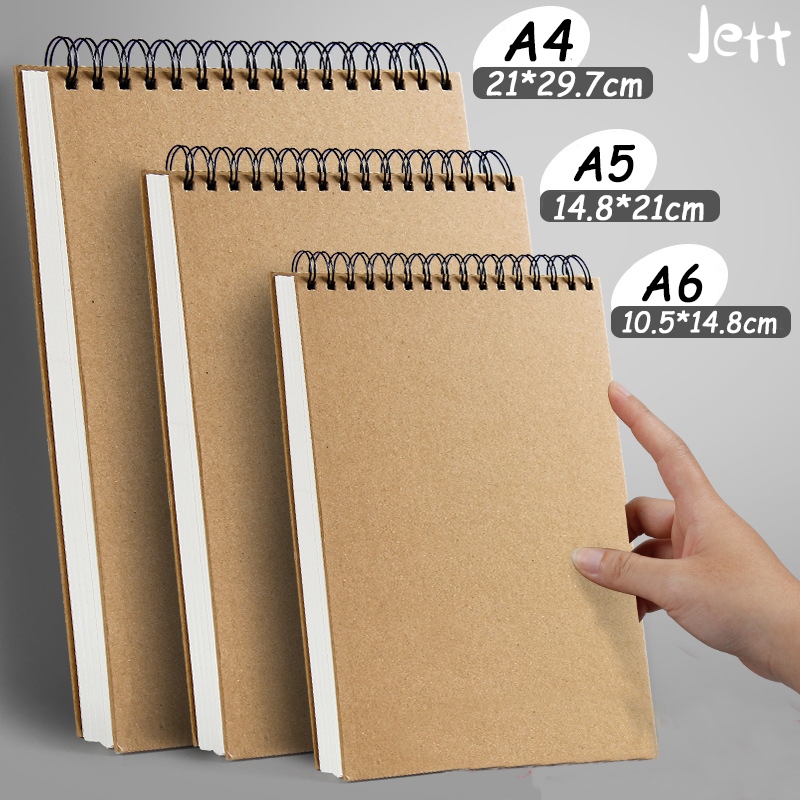 

sketchbook A4/A5/A6/buku sketch/Vertikal Jilid Spiral/buku gambar 30 LEMBAR Dapat Dibalik 360/Sketchbook Hightune -Jett