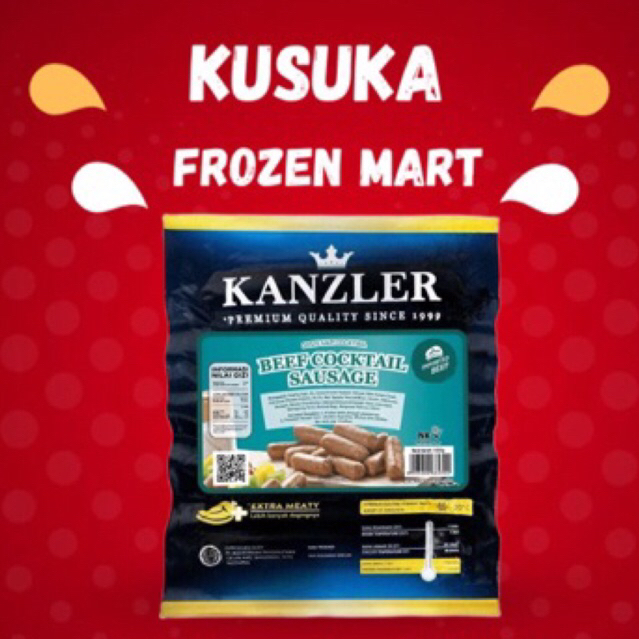 

KANZLER SOSIS BEEF COCTAIL 500gr