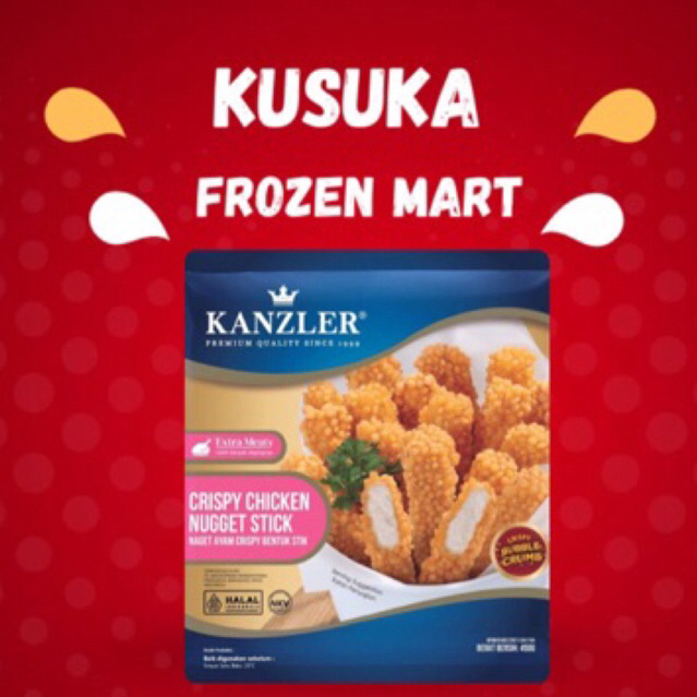 

KANZLER CRISPY CHICKEN NUGGET STICK 450gr