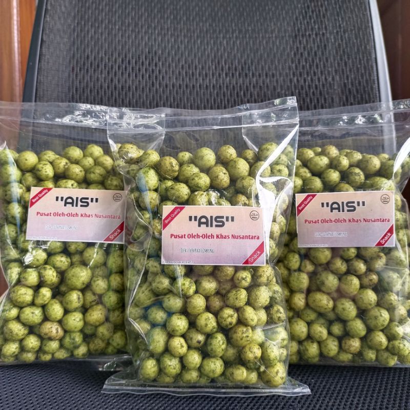

Pilus Kacang Cabai Hijau 250gram Super gurih dan pedas