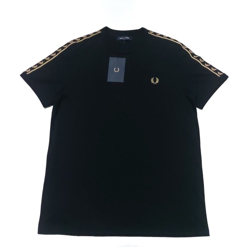 Fred Perry Gold Taped Ringer Tshirt