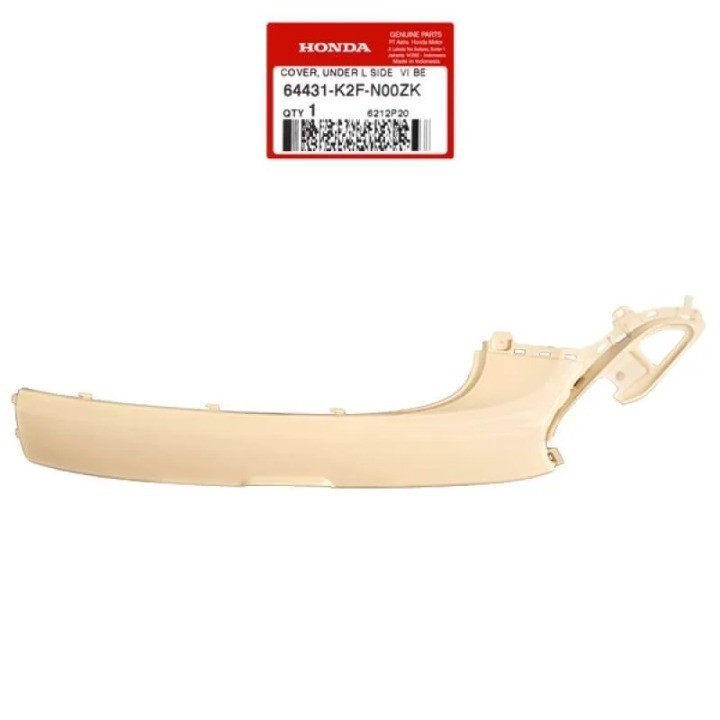 Cover Bawah Kiri Cream Honda Scoopy K2F - 64431K2FN00ZK