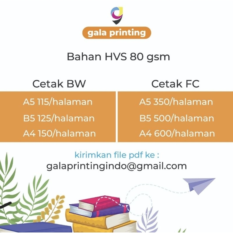 

cetak print pdf hvs 80 gsm