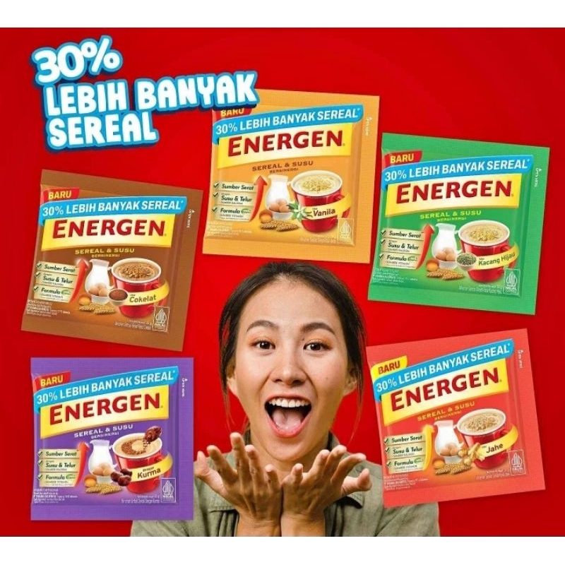 

energen all rasa 35g..per 1 sachet exp aman