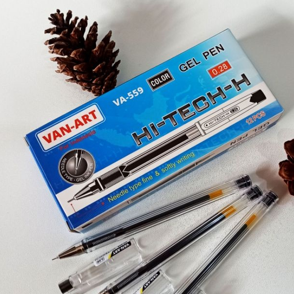 

HITECH-H VAN ART 0.28mm I Pulpen Gel Pen Hi Tech H Hi-Tech-H Van Art VA-599 1pack