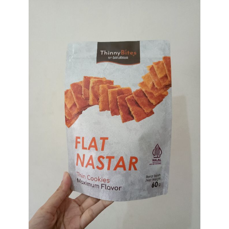 

THINNYBITES FLAT NASTAR / KERIPIK GREEN TEA ALMOND CRISPIES 60GR