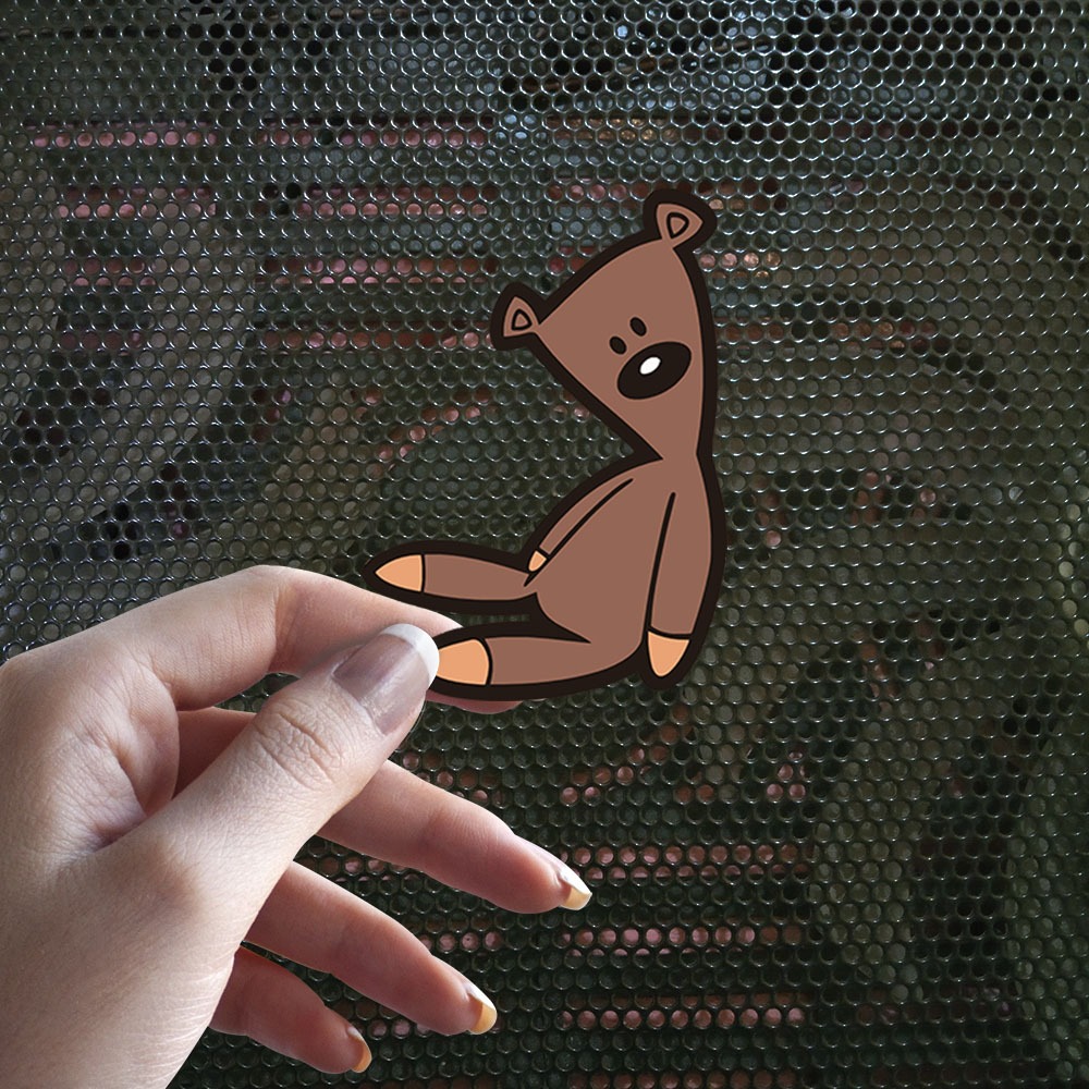 

Sticker Decal Vinyl Tahan Air Teddy Bear Mr Bean