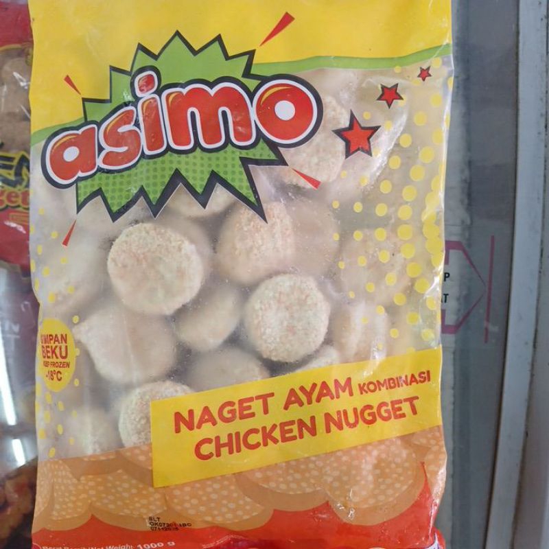 

ASIMO CHICKEN NUGGET NAGET AYAM KOMBINASI 1 KG