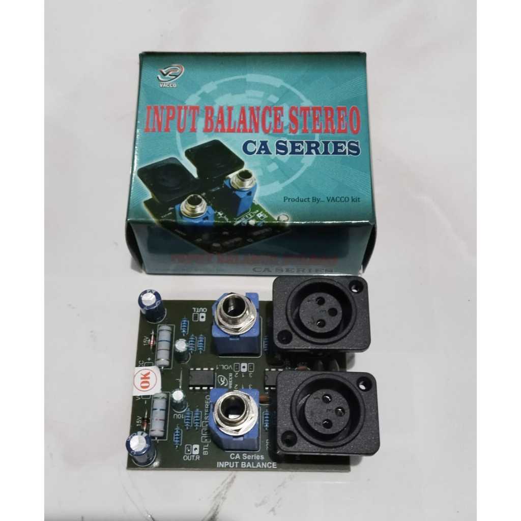 Kit Input Balance Stereo CA Series By Vacco