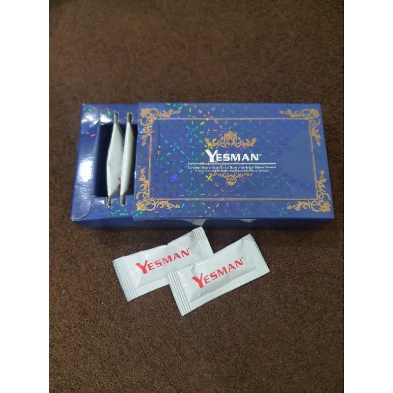 Yesman Herbal Tahan Lama Asli - Original 1 Box Isi 10 Sachet