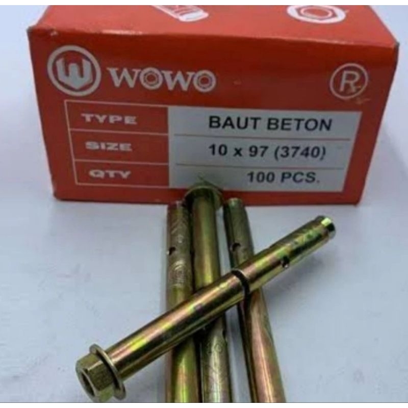 dynabolt 10x97 Wowo,dynabolt Wowo 10x97,baut beton 10x97 wowo