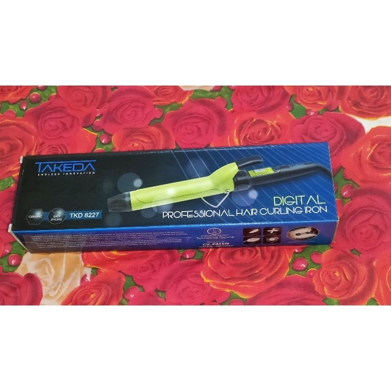 TAKEDA  tkd8227, PROFESIONAL HAIR CURLING IRON