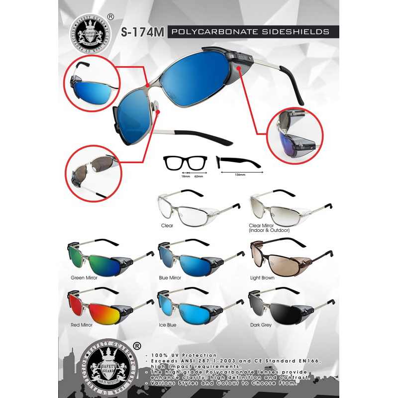 kacamata safety guard type S-174