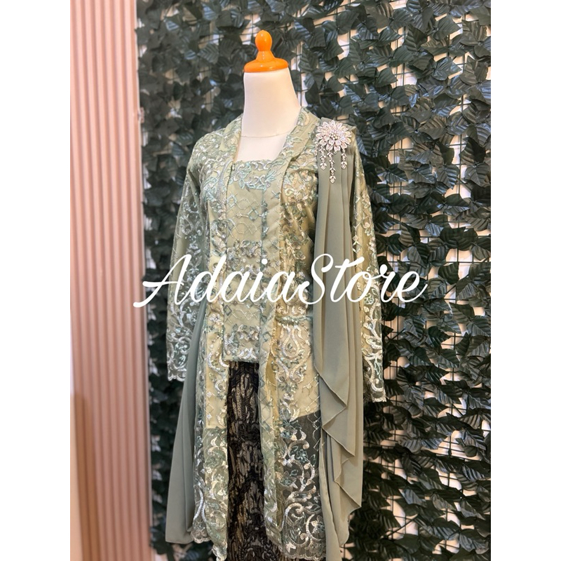 TUNIK KUTUBARU TULLE / KUTUBARU MODERN / KEBAYA KEKINIAN