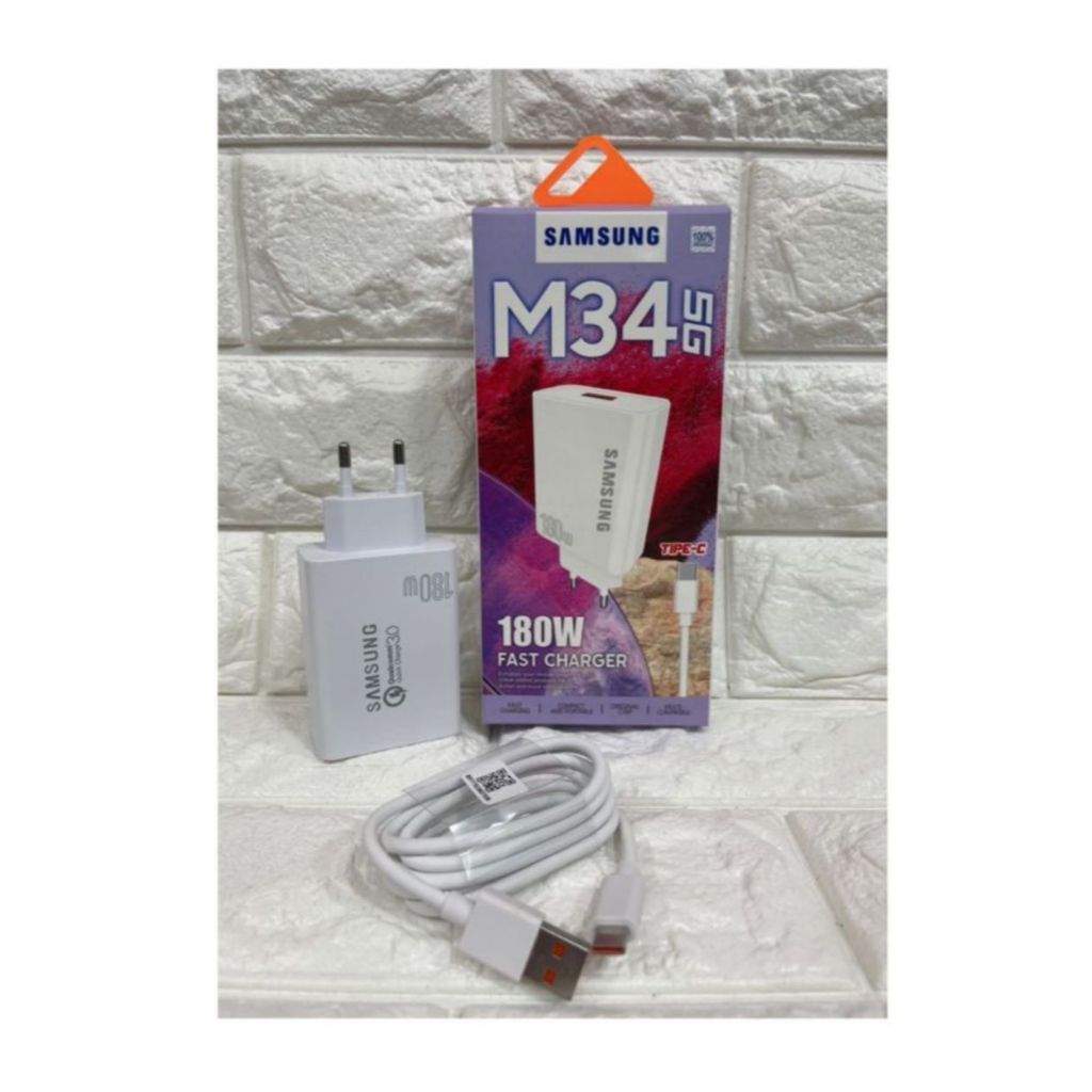 Charger Samsung M34 5G 180W FAST CHARGER