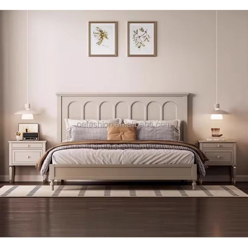 Tempat Tidur Minimalis Duco Putih Divan Minimalis