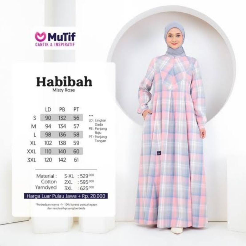 Mutif habibah/ BUSANAMUSLIM /gamis
