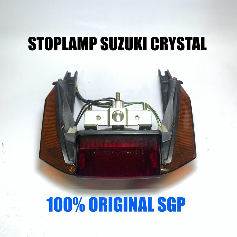 Stoplamp set suzuki crystal 110 crystal tune Rgr Crystal 150 Rgr 150  New old stock ORIGINAL SUZUKI 