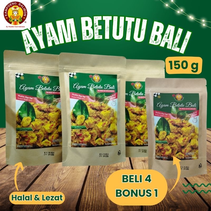 

Beli 4 Bonus 1! AYAM BETUTU BALI Balibon