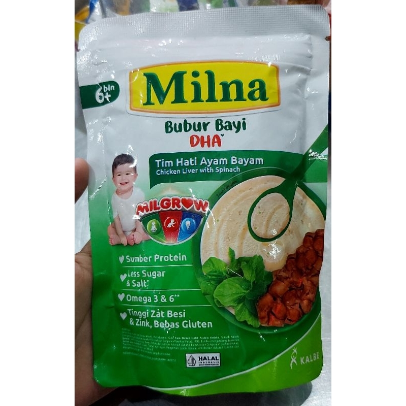 MILNA BUBUR BAYI POUCH 120grm(6bulan/8bulan)