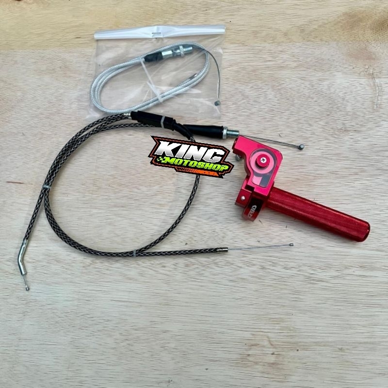 GAS SPONTAN RX KING ACERBIS  IMPOR CABANG FULL KARBON PNP RX KING
